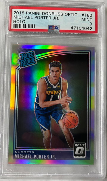 Micheal Porter Jr. Optic Holo PSA 9 