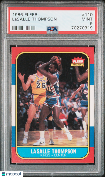 1986 Fleer Lasalle Thompson #110 PSA 9