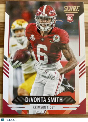 🔥2021 Panini Score Rookie Card RC #324 DeVonta Smith Philadelphia Eagles
