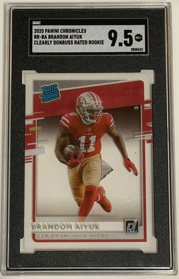 2020 Panini Clearly Donruss Brandon Aiyuk SGC 9.5