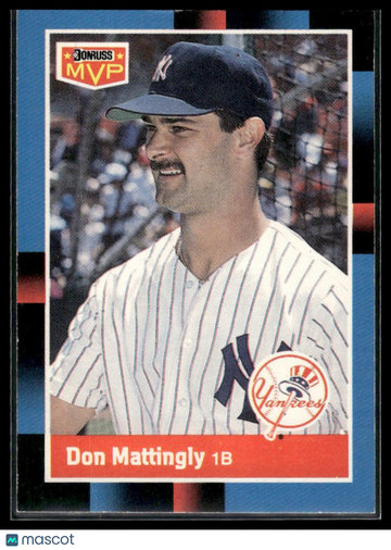 1988 Donruss Don Mattingly #BC-21 Bonus MVPs