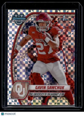 2024 Bowman Chrome University Gavin Sawchuk #78 X-Fractor