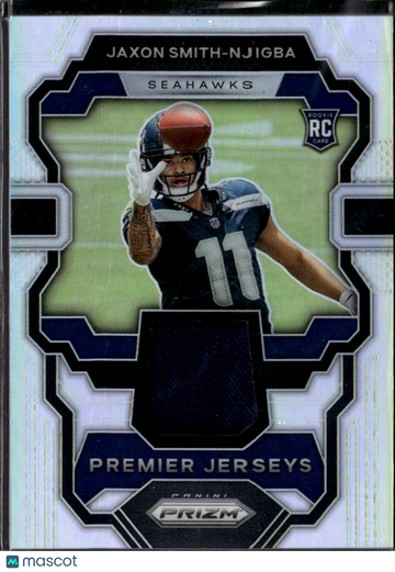 Jaxon Smith-Njigba 2023 Panini Prizm RC Memorabilia Seattle Seahawks