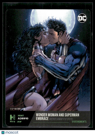 2022 Hro Vivid Moments Wonder Woman and Superman Embrace #A26910