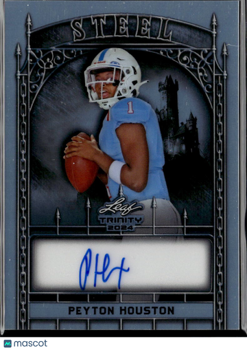 Peyton Houston 2024 Leaf Trinity Steel Auto Shreveport Byrd Yellow Jackets