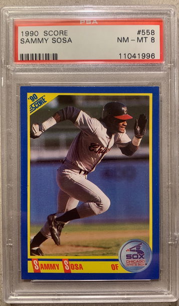 1990 Score Sammy Sosa RC #558