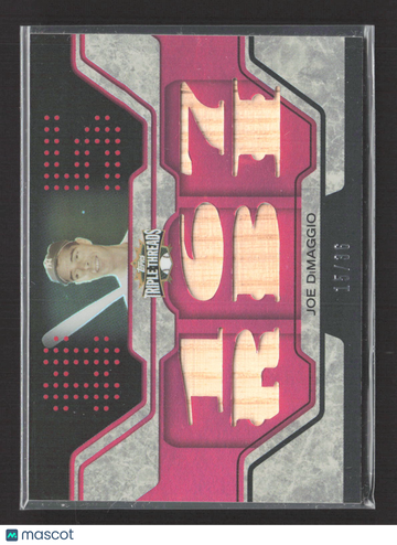 2008 Topps Triple Threads Joe DiMaggio #TTR-41 /36 Game-Used Relic