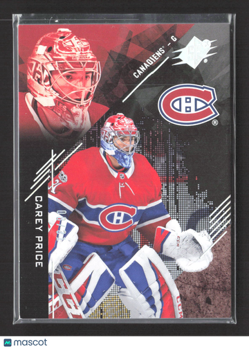 2018 Upper Deck SPx Carey Price #7 /