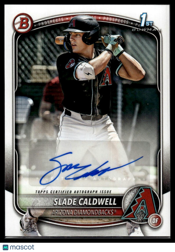 2025 Bowman Slade Caldwell #BPA-SC Prospect Autographs AU