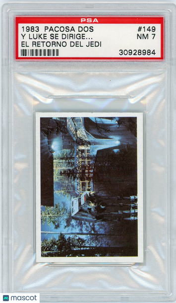 1983 Pacosa Dos El Retorno Del Jedi Y Luke Se Dirige.. . #149 PSA 7