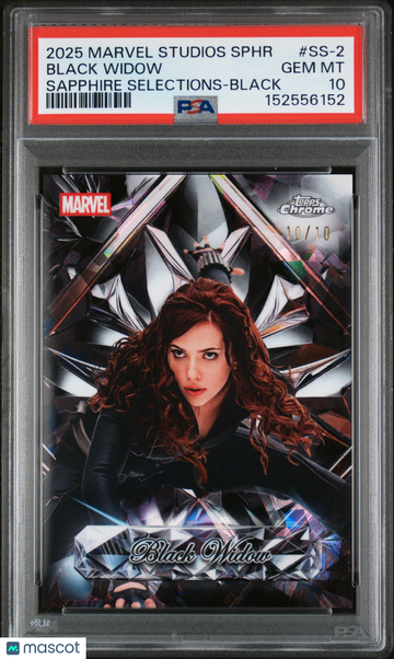 2025 Marvel Studios Black Widow #SS-2 PSA 10