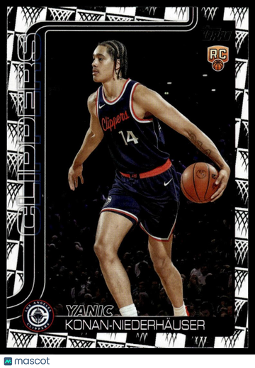 2025-26 Topps Yanic Konan-Niederhäuser #230 Season Tip Off RC