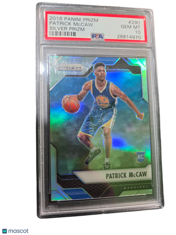 2016 Panini Prizm Patrick Mccaw #290 Silver PSA 10