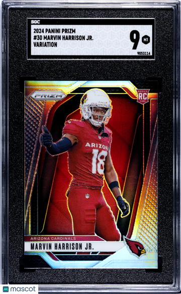 2024 Panini Prizm Marvin Harrison JR. #30 Variation SGC 9