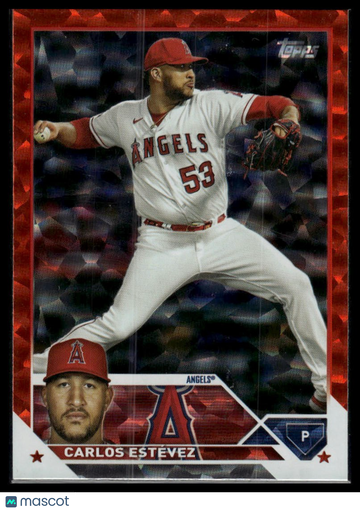 2023 Topps Update Carlos Estévez #US63 Red Foil SN