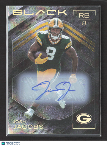 2025 Panini Black Football Josh Jacobs #56 /5