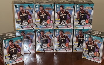 Mosaic basketball blaster box lot of 10