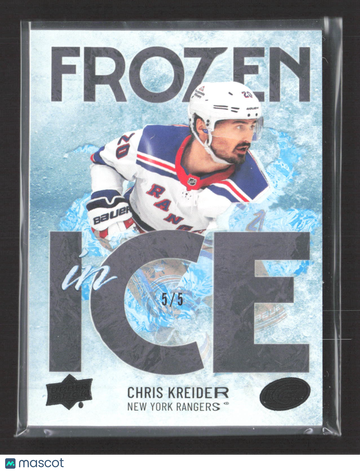 2025 Upper Deck Ice Frozen In Ice Chris Kreider #FI-29 /5