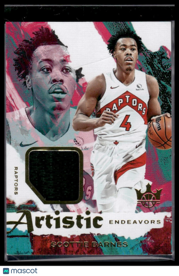 2024-25 Panini Court Kings Scottie Barnes #AE-SCB Artistic Endeavors MEM