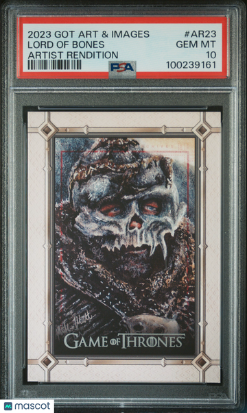 2023 Rittenhouse Game Of Thrones Art & Images Artist Rendition Lord Of Bones #AR23 PSA 10