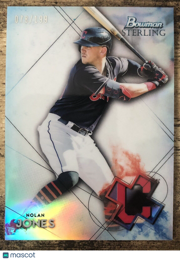 NOLAN JONES 2021 Bowman Sterling Prospects #BSP-47 Refractor #078/199 Rockies