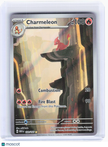 Scarlet & Violet 151 Charmeleon Foil Illustration Rare (Lightly Played) #169/165