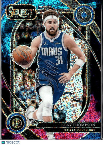 Klay Thompson 2025 Panini Select Prizm Courtside Dallas Mavericks