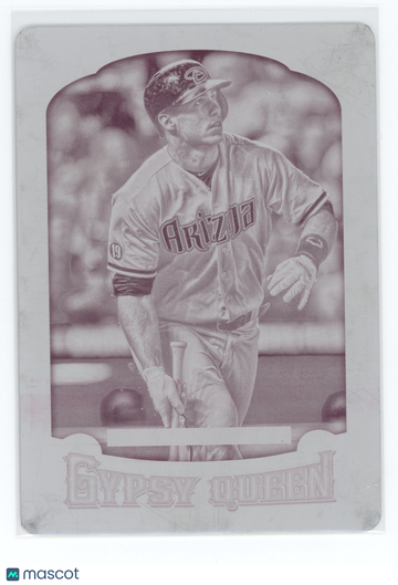 2014 Topps Gypsy Queen Paul Goldschmidt #311 Magenta Printing Plate /1