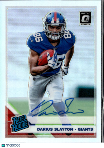 Darius Slayton 2019 Panini Donruss Optic Auto New York Giants