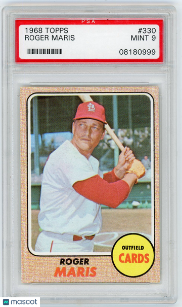1968 Topps Roger Maris #330 PSA 9