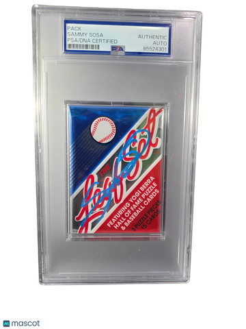 1990 Sammy Sosa PSA A Auto A