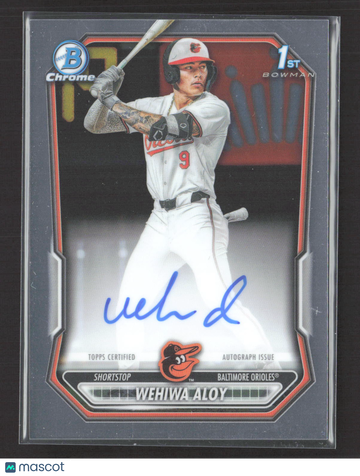 2025 Bowman Chrome Wehiwa Aloy #CPA-WA /22 1st Bowman