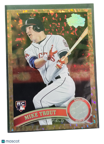 2011 Topps Update Diamond Anniversary Mike Trout #US175 Cognac RC