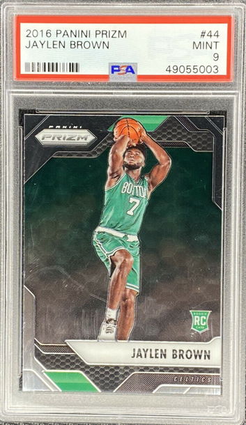 2016 Panini Prizm #44 Jaylen Brown Celtics RC Rookie PSA 9 MINT