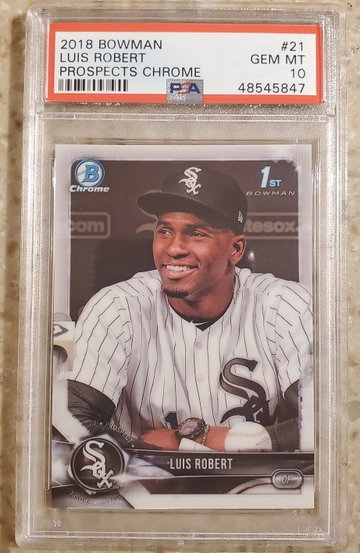 Luis Robert 2018 Bowman Chrome 