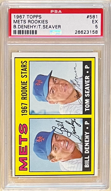 1967 Topps Tom Seaver #581 PSA 5 Mets Rookies RC