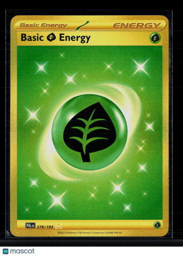 2023 Paldea Evolved Basic Grass Energy Holo Secret Rare HR #278/193