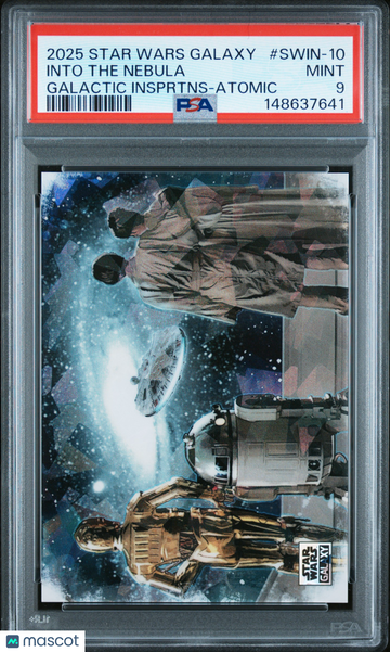 2025 Topps Chrome Star Wars Galaxy Galactic Inspirations Into The Nebula #SWIN-10 PSA 9