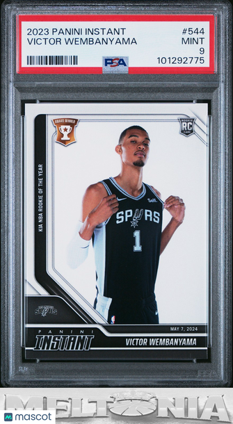 2023-24 Panini Instant NBA Victor Wembanyama #544 RC PSA 9