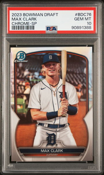 2023 Bowman Draft Chrome-SP Max Clark #BDC76 PSA 10