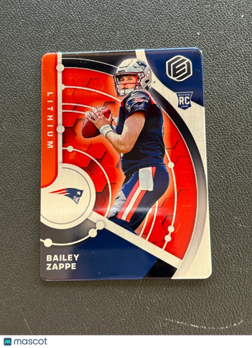 2022 Panini Elements Bailey Zappe Rookie Panini Authentic