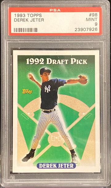 1993 Topps #98 Derek Jeter PSA 9