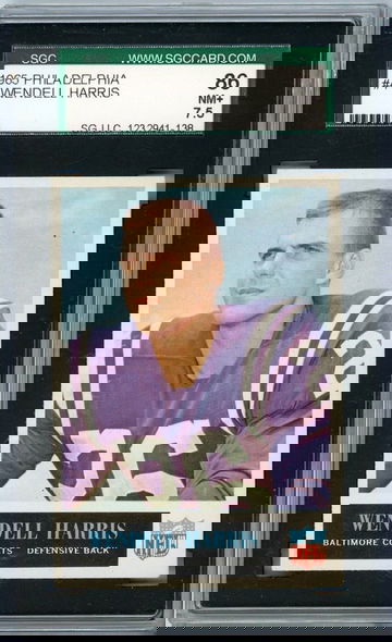 1965 Philadelphia Wendell Harris #4 SGC 86 P1327
