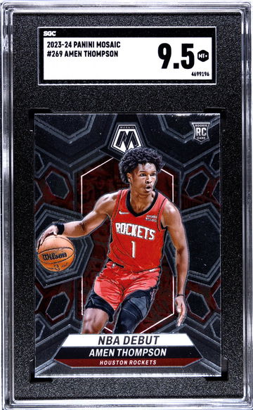 2023-24 Panini Mosaic #269 Amen Thompson SGC 9.5