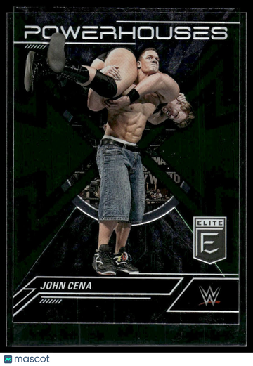 2023 Donruss Elite WWE John Cena #5 Powerhouses Green