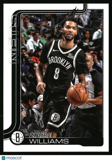 2025-26 Topps Ziaire Williams #9 Brooklyn Nets