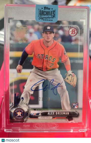 2018 Topps Archives Alex Bregman #75 Signatures Rookie Topps