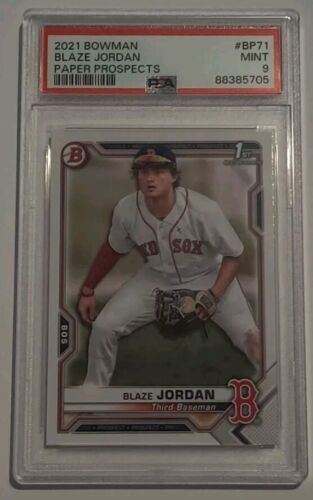 2021 Bowman Blaze Jordan #BP71 Paper Prospects PSA 9