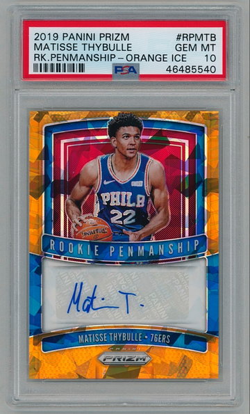 MATISSE THYBULLE 2019 PRIZM ORANGE ICE 