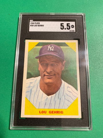 1960 Fleer # 28 Lou Gerihg 